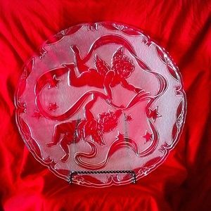 Angel Christmas Glass Server